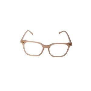 Colors In Optics Womens Thin Square Frame Blue Light Glasses Plastic Beige